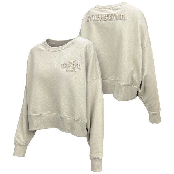 Pro Standard Women's Iowa State Taupe Crewneck
